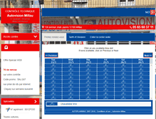 Tablet Screenshot of controle-technique-millau.fr